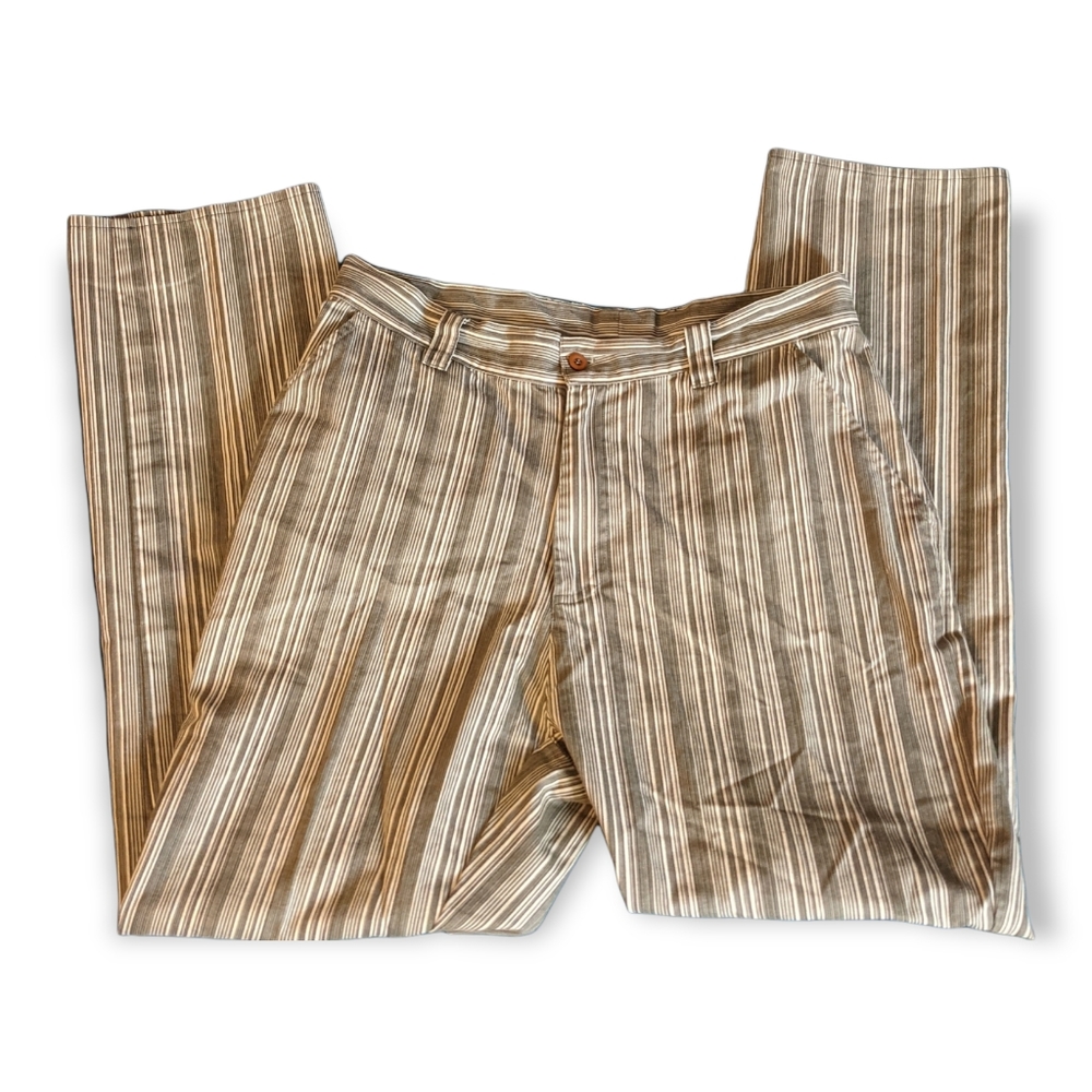 Men's 70s style striped pants size 32"
